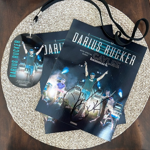2 Autographed Darius Rucker Posters and VIP PASS - Picture 2 of 8